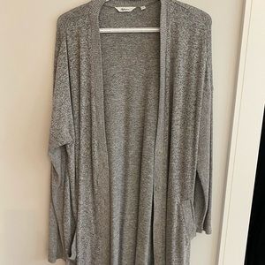 Cardigan long grey